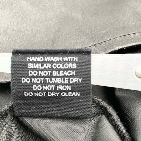 Max + Ash Womens Faux Leather Mini Dress Small Biker Cyberpunk Club Corset Edgy - Picture 12 of 14